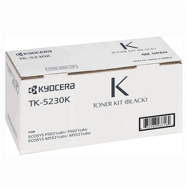 Toner Kyocera TK-5230K, 1T02R90NL0, 2600str. černý

