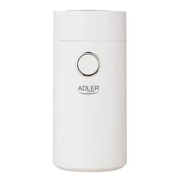Kávomlýnek Adler AD4446ws stříbrný/bílý


