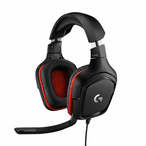 Headset Logitech G332 černý/červený

