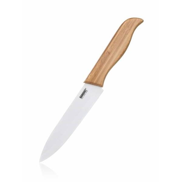 Nůž BANQUET ACURA BAMBOO 23,5 cm bílý/bambusový

