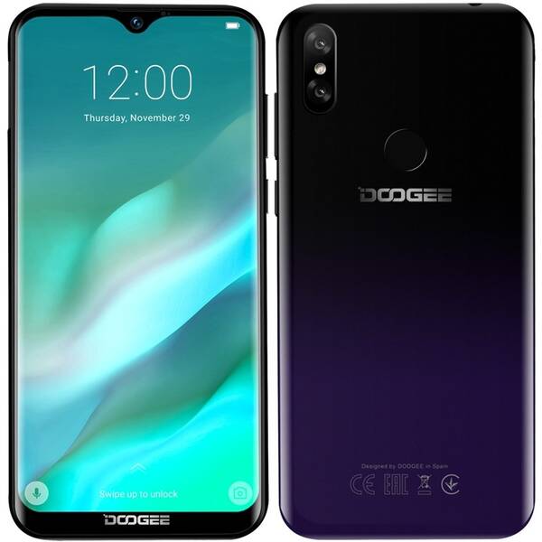 Mobilní telefon Doogee X90L 16 GB fialový

