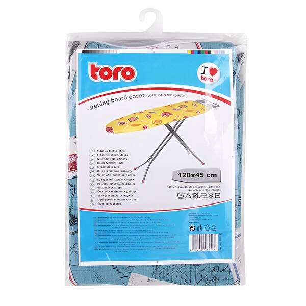 Potah na žehlicí prkno TORO 120x45 cm 

