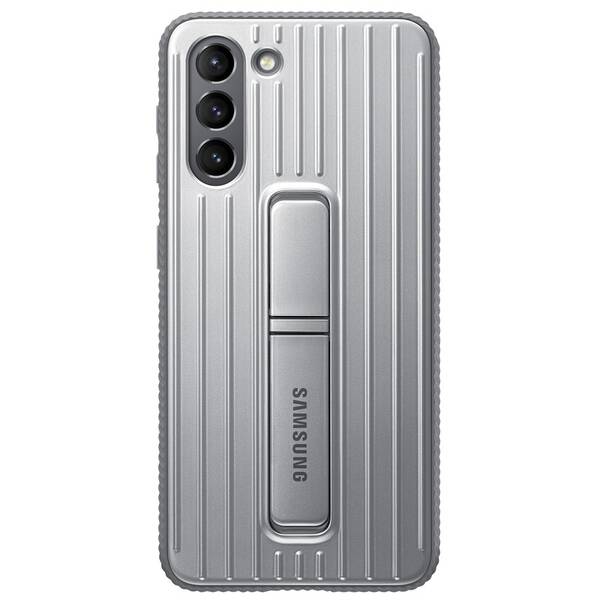Kryt na mobil Samsung Standing Cover na Galaxy S21 5G šedý

