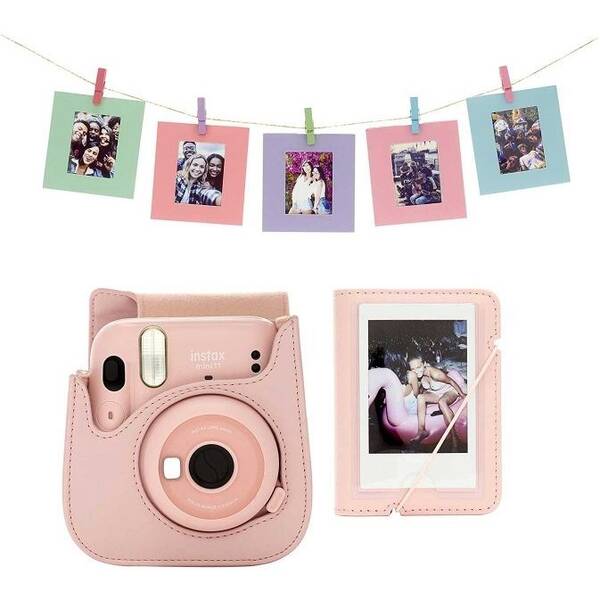 Instantní fotoaparát Fujifilm Instax mini 11 Dárkové balení růžový

