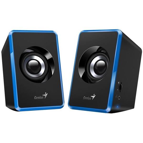 Reproduktory Genius SP-U125, 2.0, 3W černé/modré

