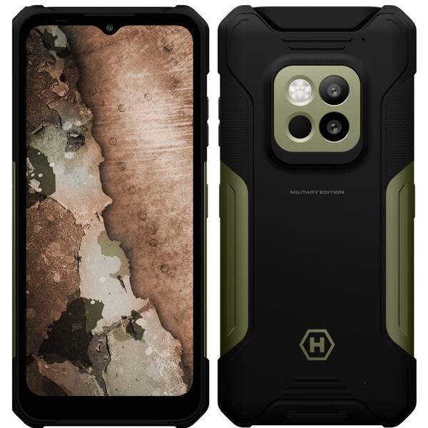 Mobilní telefon myPhone Hammer Construction 2 Thermal 5G 8 GB / 256 GB zelený

