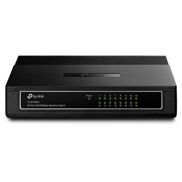 Switch TP-Link TL-SF1016D, 16 port černý

