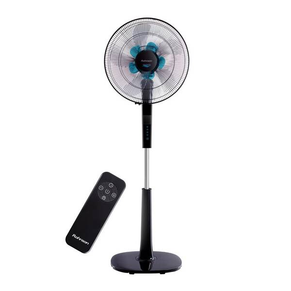 Ventilátor stojanový Rohnson R-860 Silent Breezer černý

