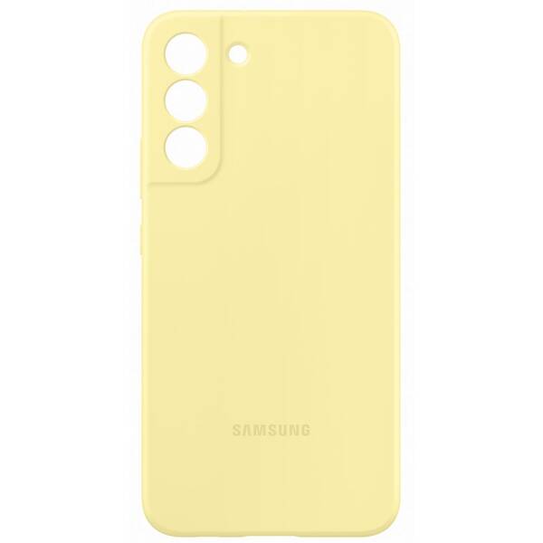 Kryt na mobil Samsung Silicone Cover na Galaxy S22+ žlutý

