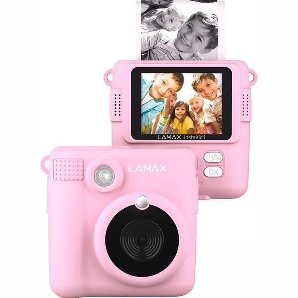 Instantní fotoaparát LAMAX InstaKid1 růžová barva
