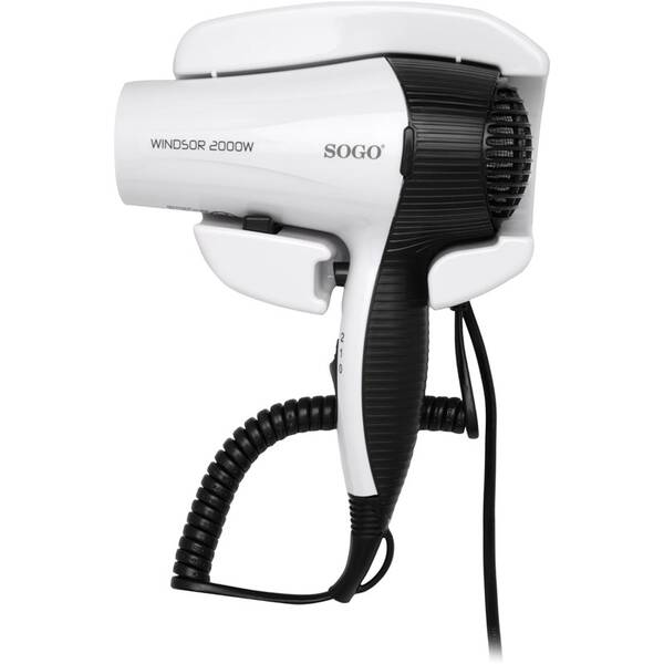 Fén hotelový nástěnný SOGO SS-3645 bílý

