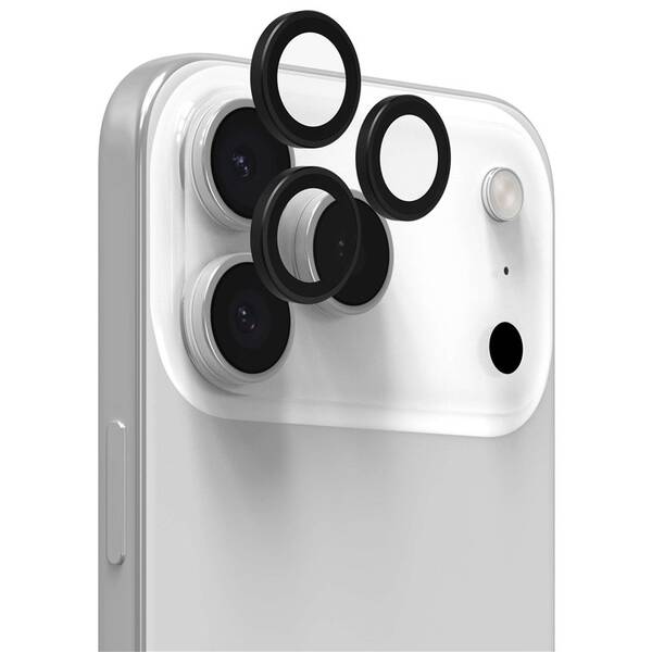 Ochranné sklo čočky fotoaparátu ZAGG InvisibleShield Premium GL (CameraRings) na Apple iPhone 17 Pro/17 Pro Max/16 Pro/16 Pro Max/15 Pro/15 Pro Max černé

