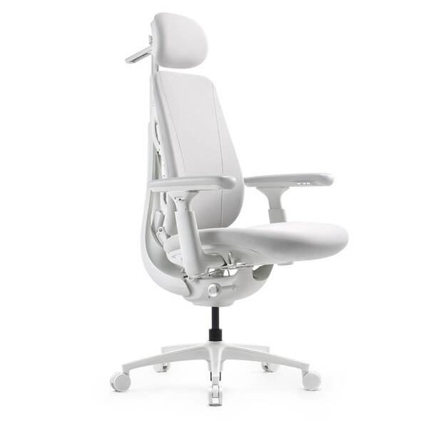 Ergonomická židle LiberNovo Maxis Electric Glacier 52 cm světle šedá

