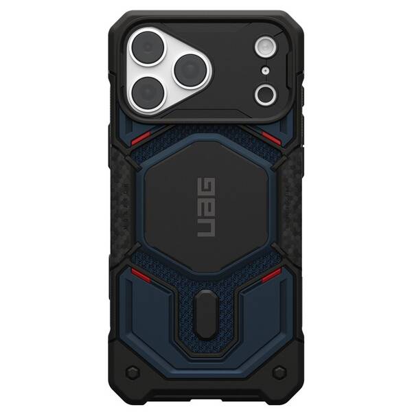 Kryt na mobil UAG Monarch Pro MagSafe na Apple iPhone 18 Pro / 17 Pro černý/modrý

