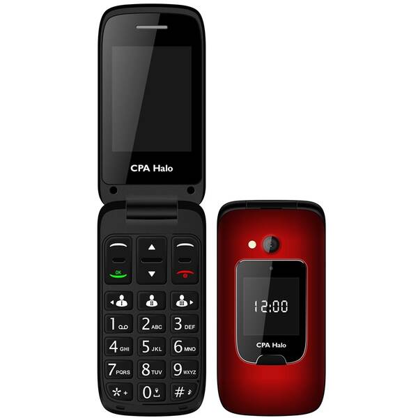 Mobilní telefon CPA Halo 15 Senior červený

