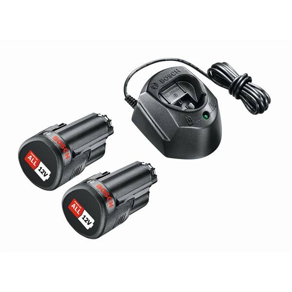 Set baterie a nabíječky Bosch 12 V (2 × 1,5 Ah & GAL 1210 CV) 

