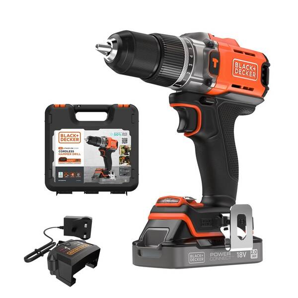 Vrtací šroubovák Black-Decker BCD383D1XK-QW (s baterií) 

