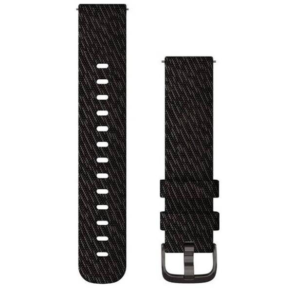 Řemínek Garmin Quick Release (20 mm), nylonový, přezka slate černý

