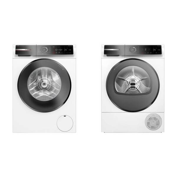 Set výrobků Bosch WGB244A0CS + WQB246DNCS bílý

