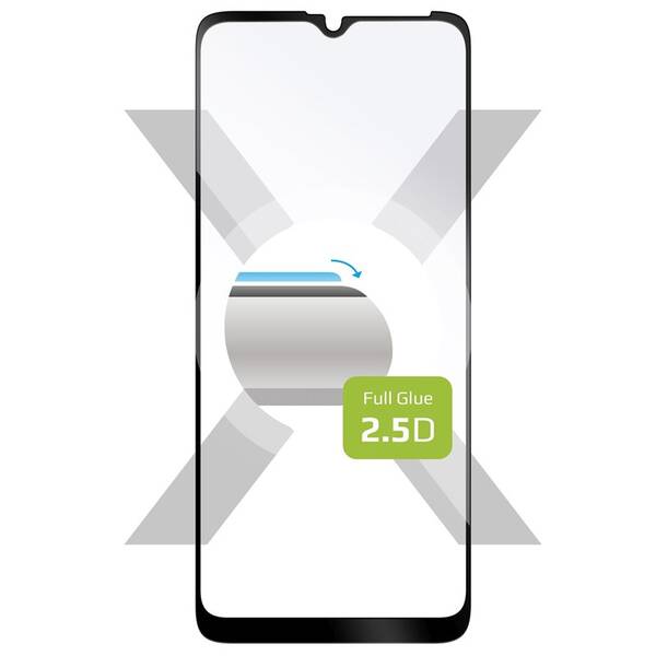 Tvrzené sklo FIXED Full-Cover na Motorola Moto G10 černé

