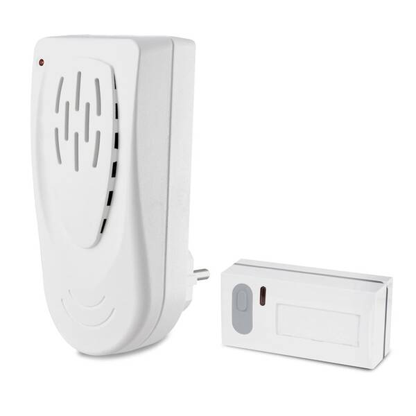 Zvonek bezdrátový Elektrobock BZ911, do zásuvky bílý

