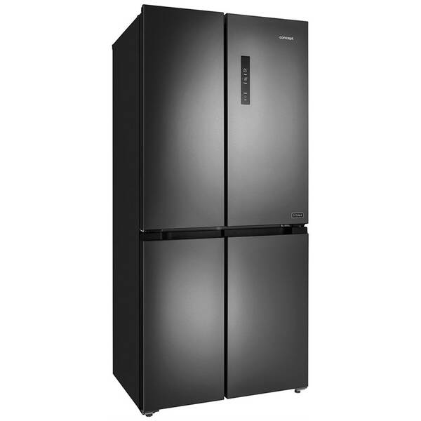 Americká lednice Concept LA8383ds černá/nerez

