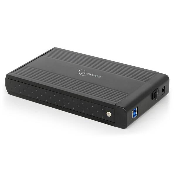 Box na HDD Gembird pro 3.5” zařízení, USB 3.0, SATA černý

