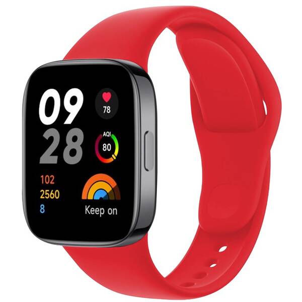 Řemínek FIXED Silicone Strap na Xiaomi Redmi Watch 3 červený

