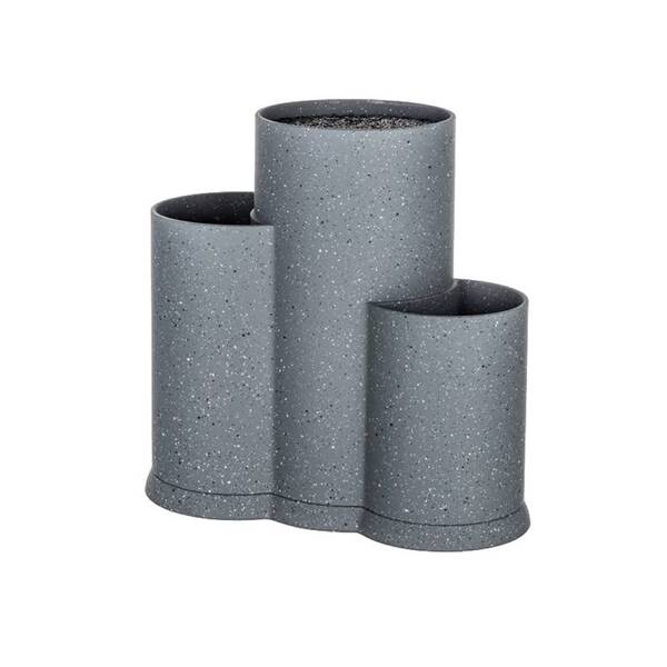 Blok na nože BANQUET GRANITE Grey plast

