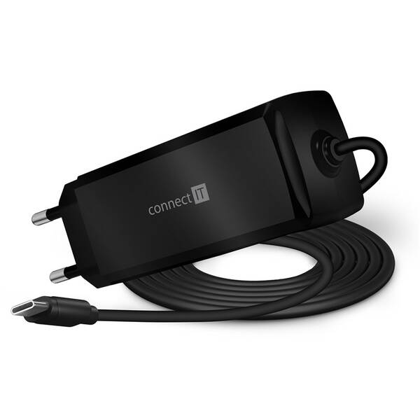 Napájecí adaptér Connect IT C-Power USB-C PD 100 W černý

