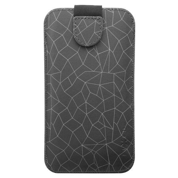 Pouzdro na mobil FIXED Soft Slim, 5XL+ - Grey Mesh 

