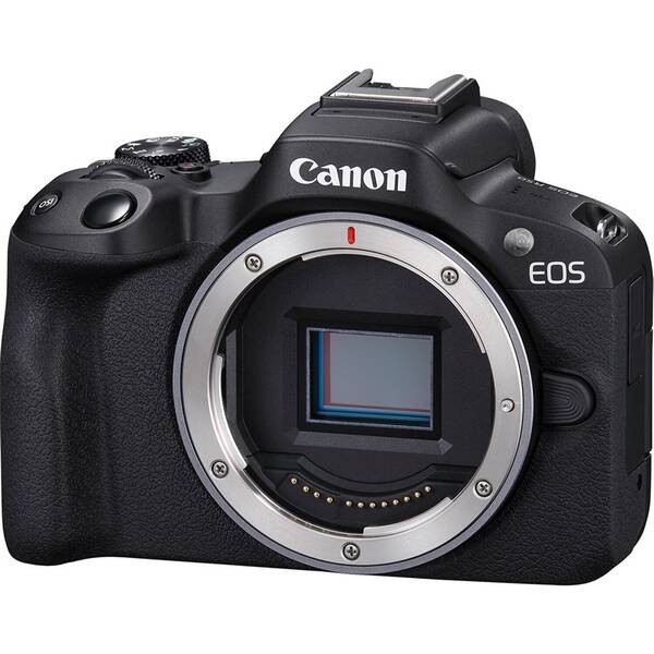 Digitální fotoaparát Canon R50, tělo černá barva
