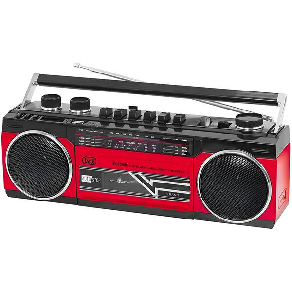 Radiomagnetofon Trevi RR 501 BT červený

