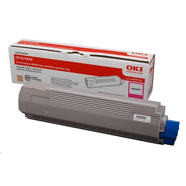 Toner OKI C810/830, 8000 stran purpurový


