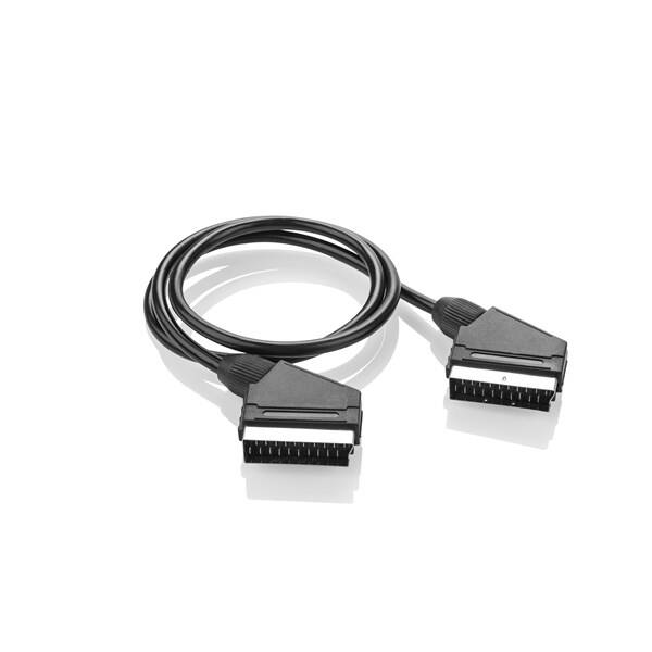 Kabel GoGEN SCART /SCART, 3m černý

