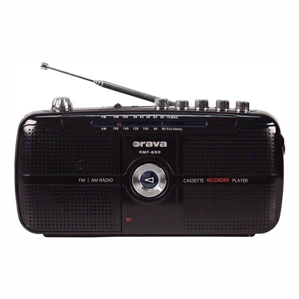 Radiomagnetofon Orava RMF-690 černá barva
