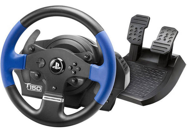 Volant Thrustmaster T150 pro PS5, PS4, PS3, PC + pedály černý

