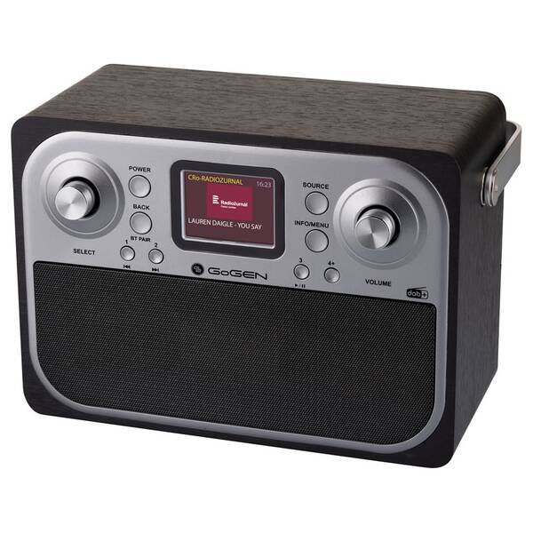 Radiopřijímač s DAB+ GoGEN DAB 700 BTCB černý/šedý

