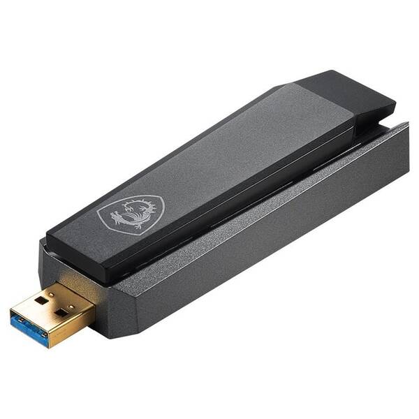 Wi-Fi adaptér MSI AX1800 černý


