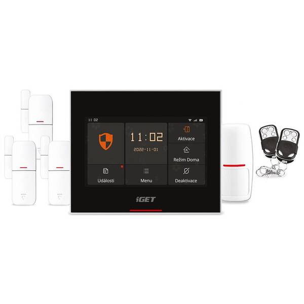 Kompletní sada iGET HOME X5 Advanced černá barva
