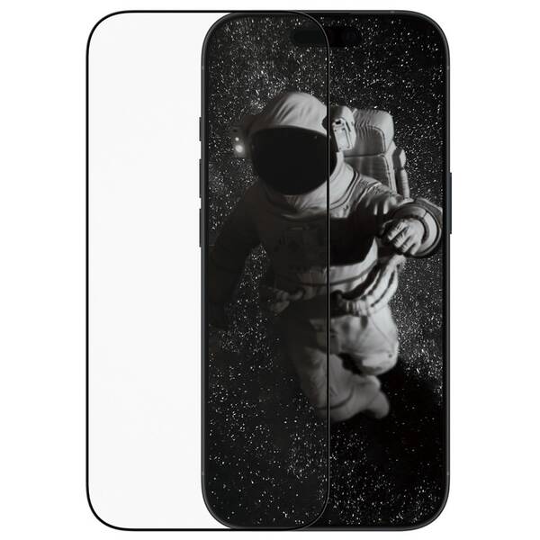 Tvrzené sklo PanzerGlass Ceramic II na Apple iPhone 17/16 Pro s instalačním rámečkem 


