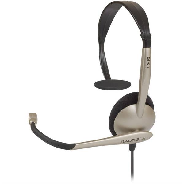 Headset Koss CS 95 černý/stříbrný

