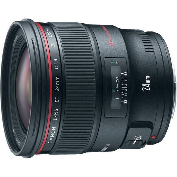 Objektiv Canon 24mm 1:1.4 L II USM černý

