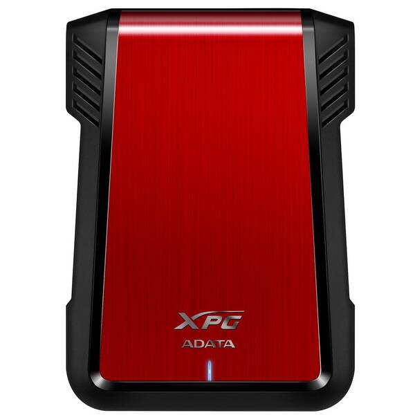Box na HDD ADATA EX500, 2,5" SATA, USB, 3.1 černý/červený

