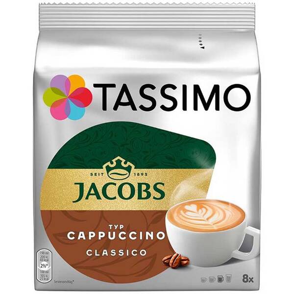 Kapsle pro espressa Tassimo Jacobs Krönung Cappuccino (8 ks) 

