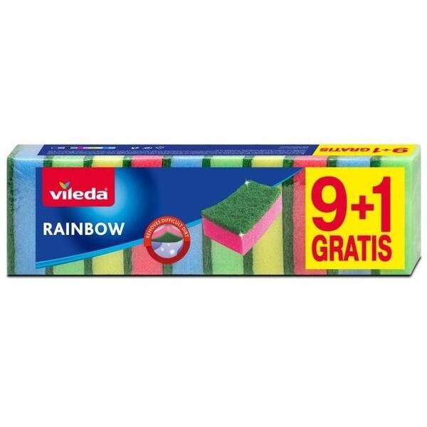 Houbička Vileda Rainbow, 9+1 ks (146920) 

