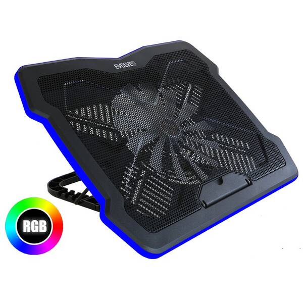Chladící podložka pro NTB Evolveo Ania 6 RGB pro 10" - 17" černá

