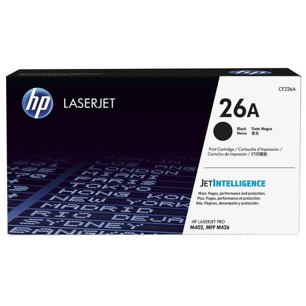 Toner HP 26A, 2 600 stran černý

