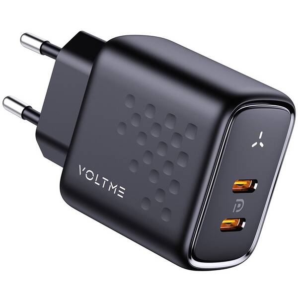 Nabíječka do sítě Voltme Revo 45 2xUSB-C 45W černá

