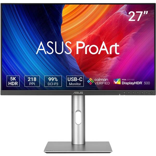Monitor Asus ProArt 5K PA27JCV černý/stříbrný

